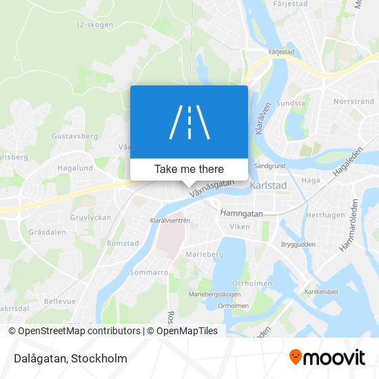 Dalågatan map