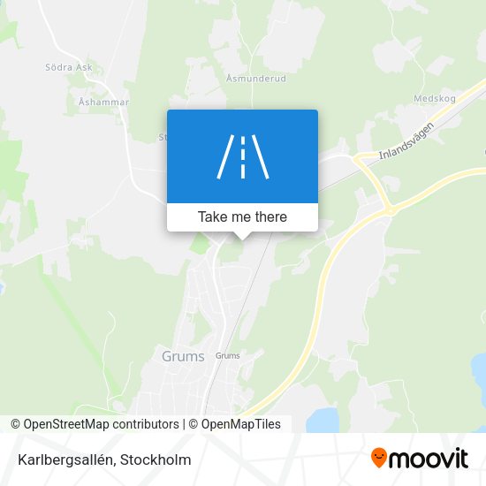 Karlbergsallén map