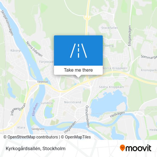 Kyrkogårdsallén map