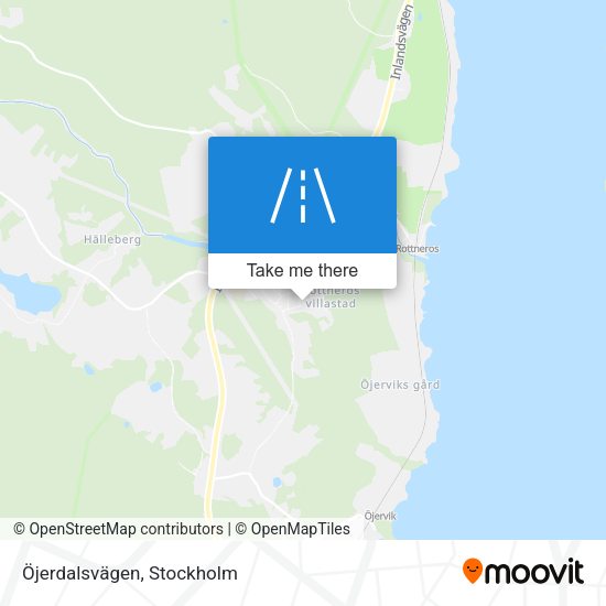 Öjerdalsvägen map