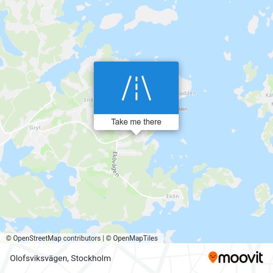 Olofsviksvägen map