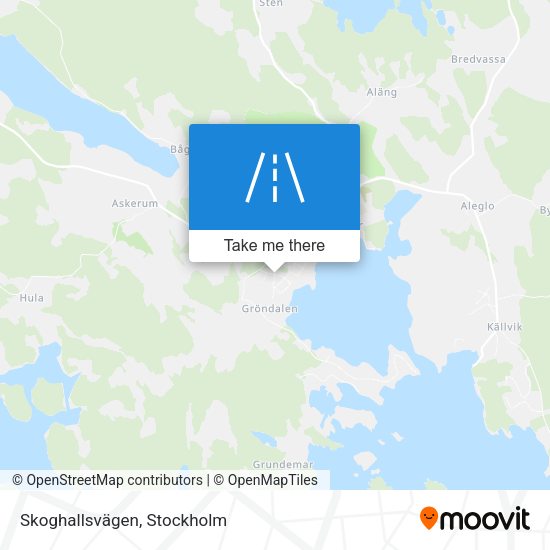 Skoghallsvägen map