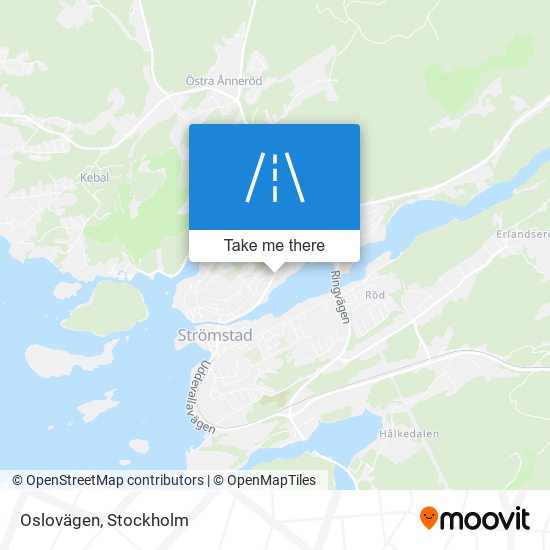 Oslovägen map