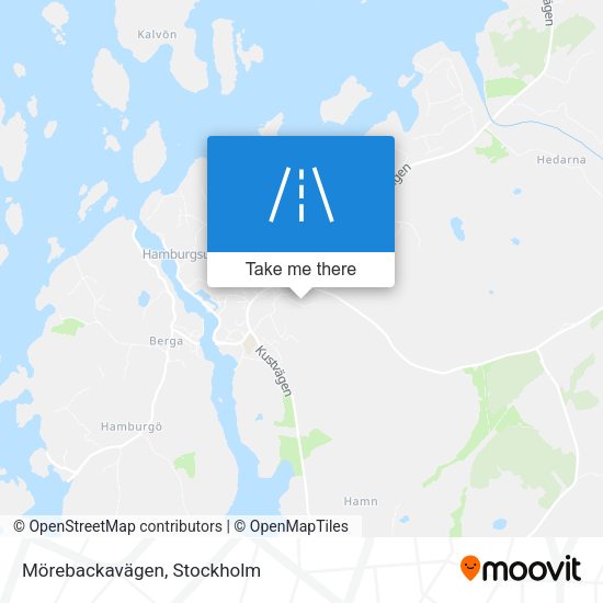 Mörebackavägen map