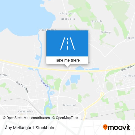 Åby Mellangård map
