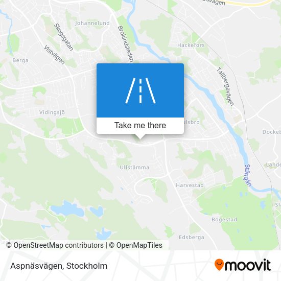 Aspnäsvägen map