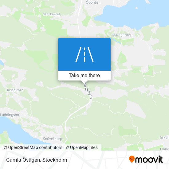 Gamla Övägen map