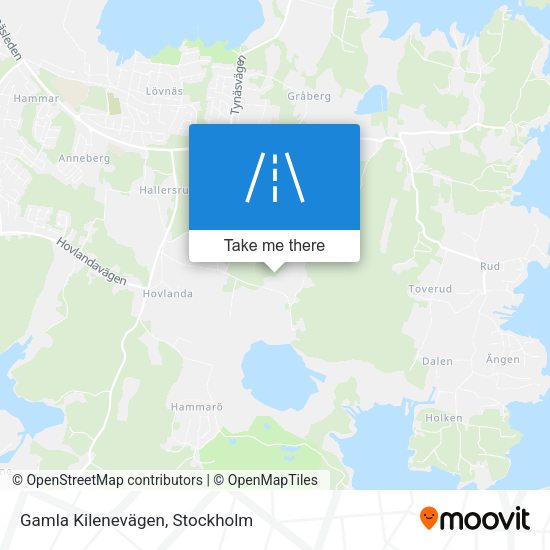 Gamla Kilenevägen map