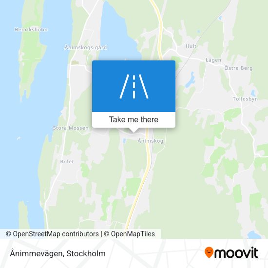 Ånimmevägen map