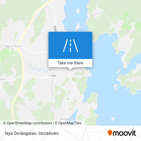 Nya Örnäsgatan map