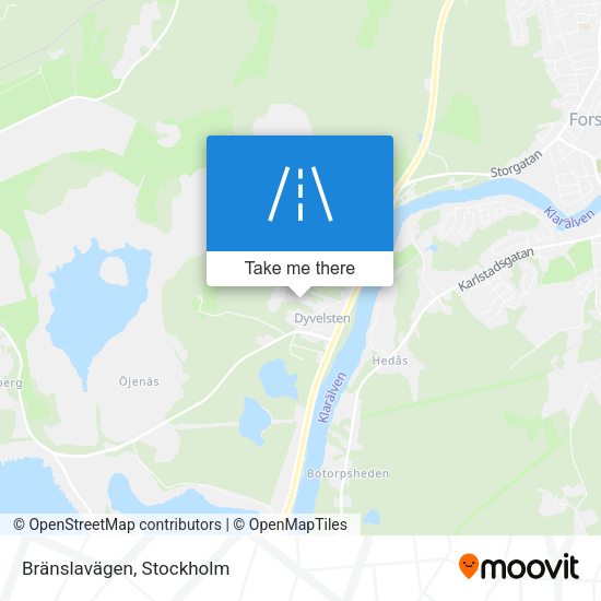 Bränslavägen map