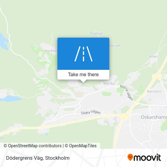 Dödergrens Väg map