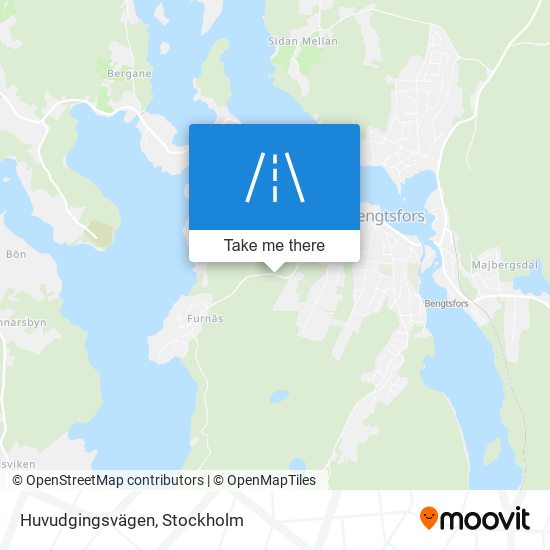 Huvudgingsvägen map