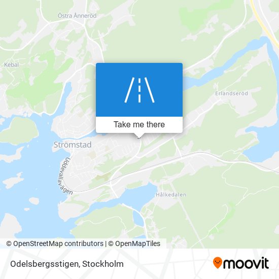 Odelsbergsstigen map