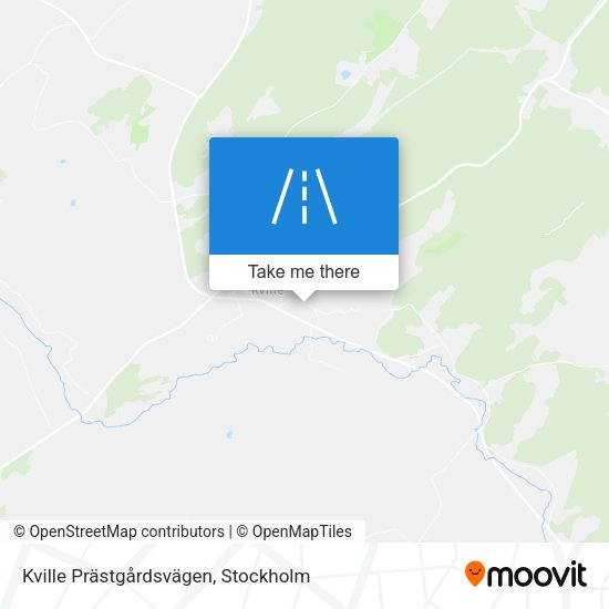 Kville Prästgårdsvägen map