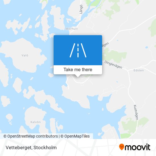 Vetteberget map