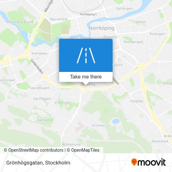 Grönhögsgatan map
