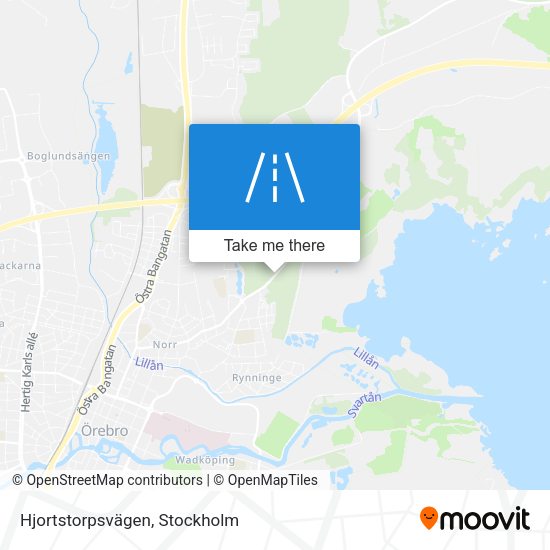 Hjortstorpsvägen map