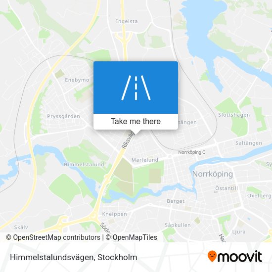 Himmelstalundsvägen map