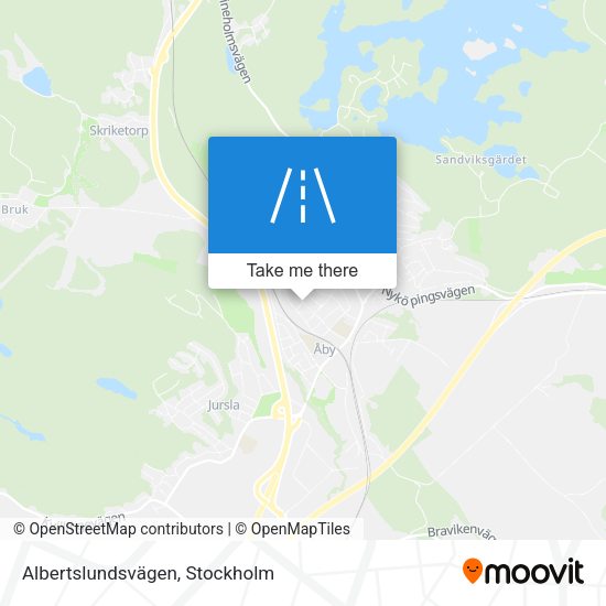 Albertslundsvägen map