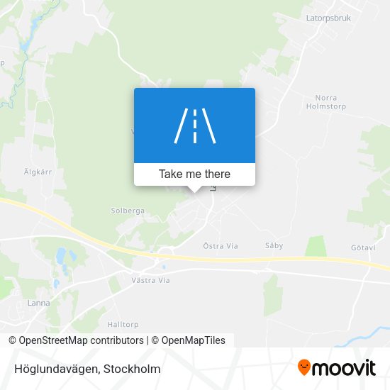 Höglundavägen map