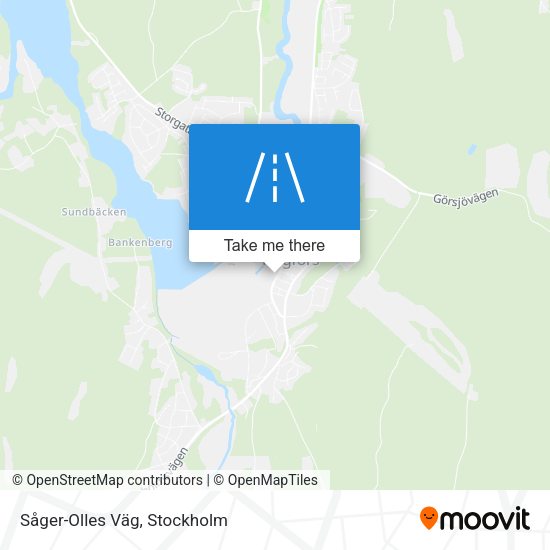 Såger-Olles Väg map