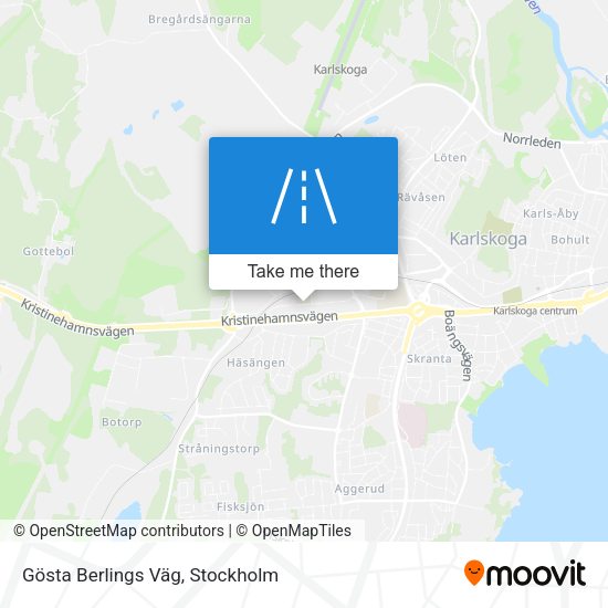 Gösta Berlings Väg map