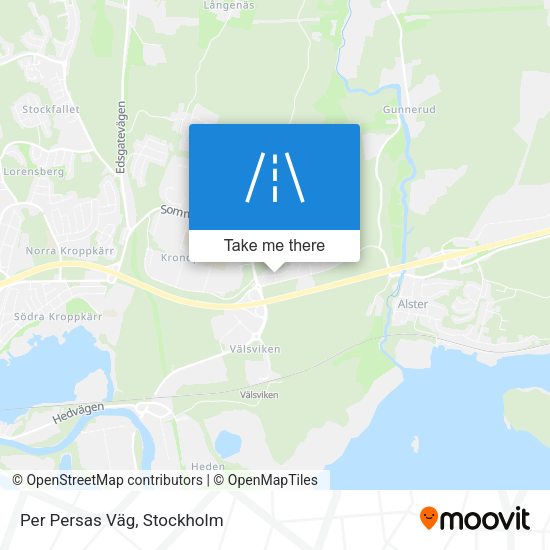 Per Persas Väg map