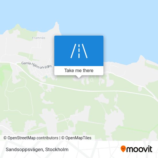 Sandsoppsvägen map