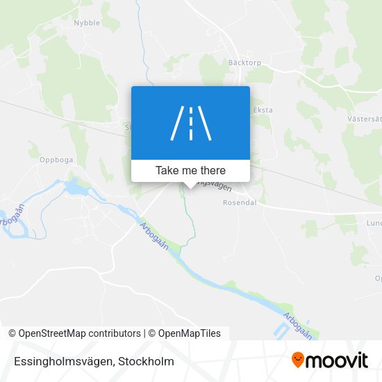 Essingholmsvägen map