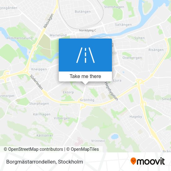 Borgmästarrondellen map