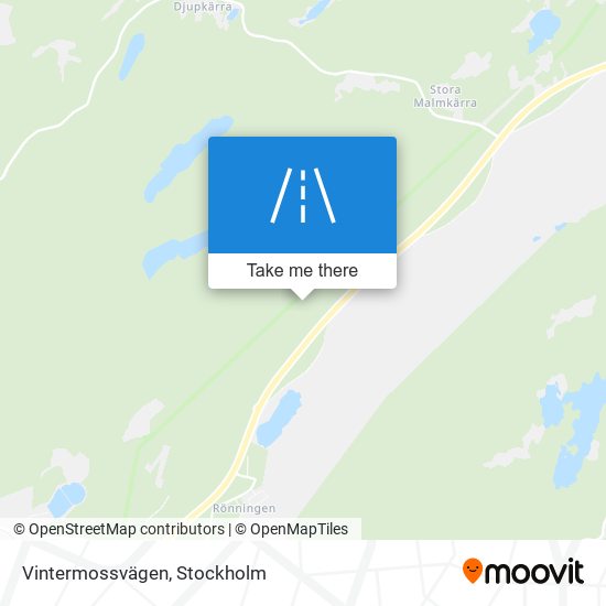 Vintermossvägen map