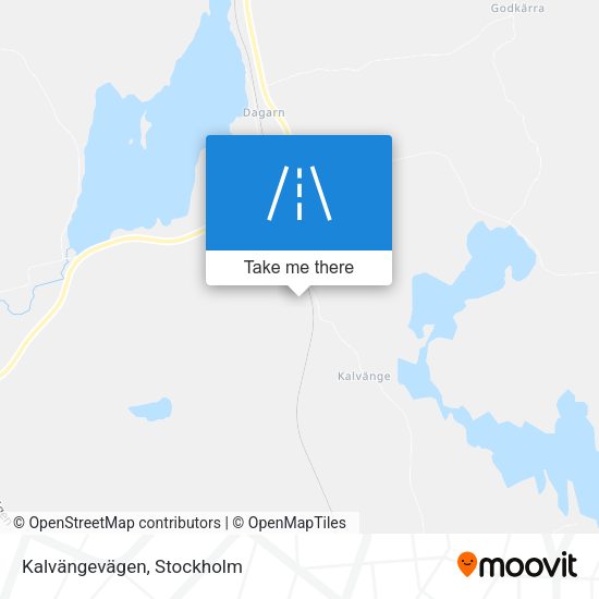 Kalvängevägen map