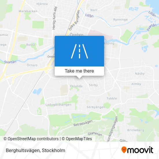 Berghultsvägen map