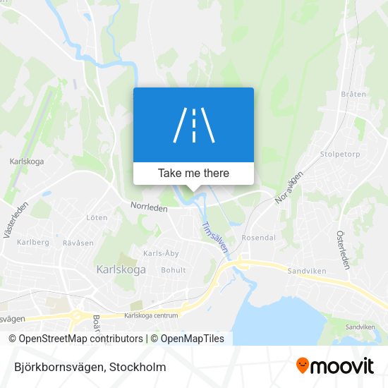 Björkbornsvägen map