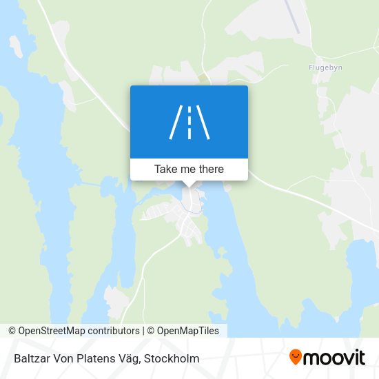 Baltzar Von Platens Väg map