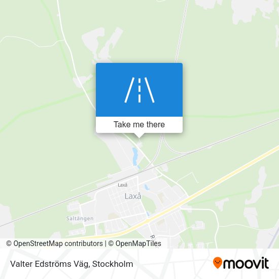 Valter Edströms Väg map