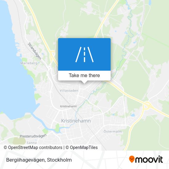 Bergiihagevägen map
