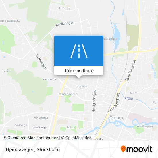 Hjärstavägen map