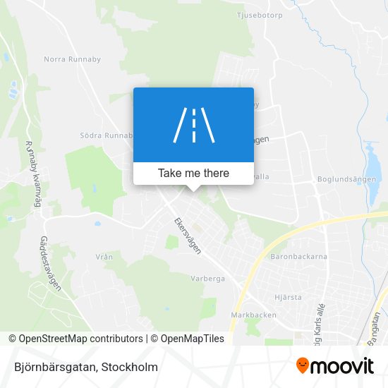 Björnbärsgatan map