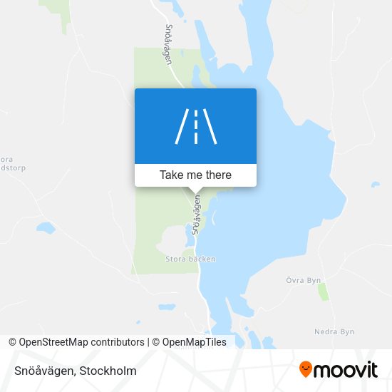 Snöåvägen map