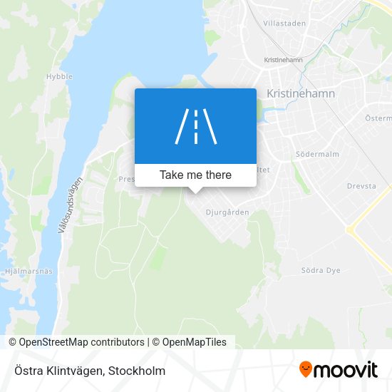 Östra Klintvägen map