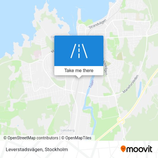 Leverstadsvägen map