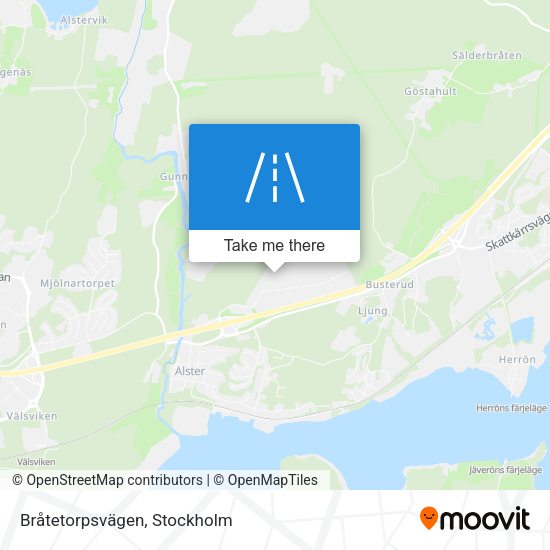Bråtetorpsvägen map