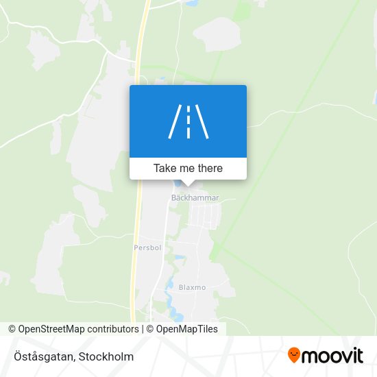 Öståsgatan map