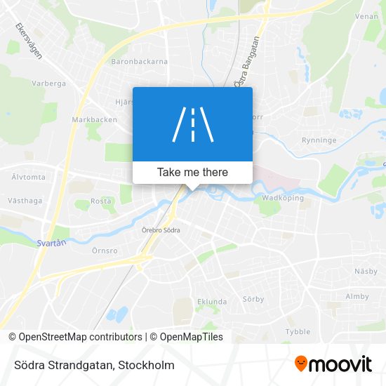 Södra Strandgatan map
