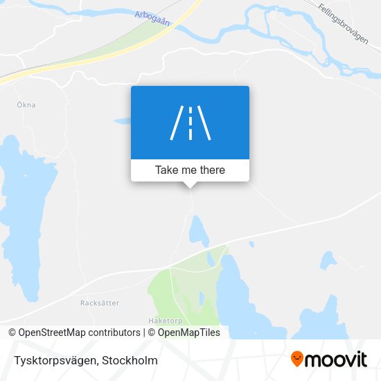 Tysktorpsvägen map