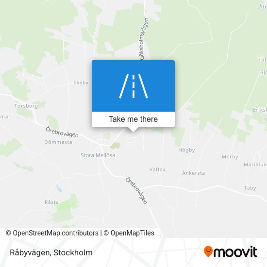 Råbyvägen map
