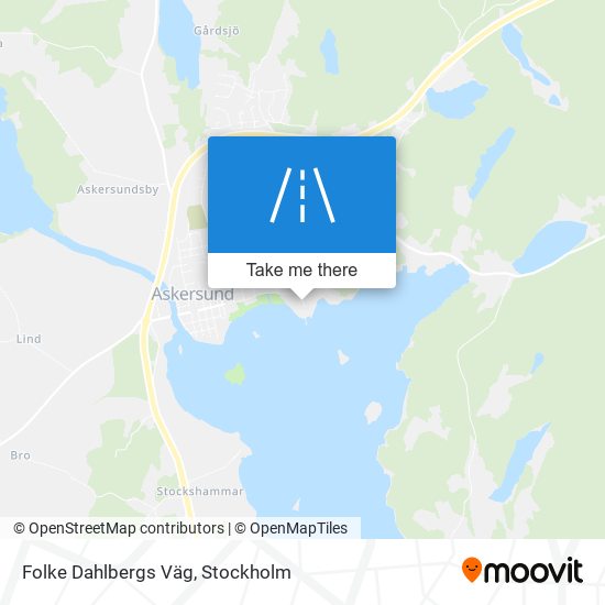 Folke Dahlbergs Väg map