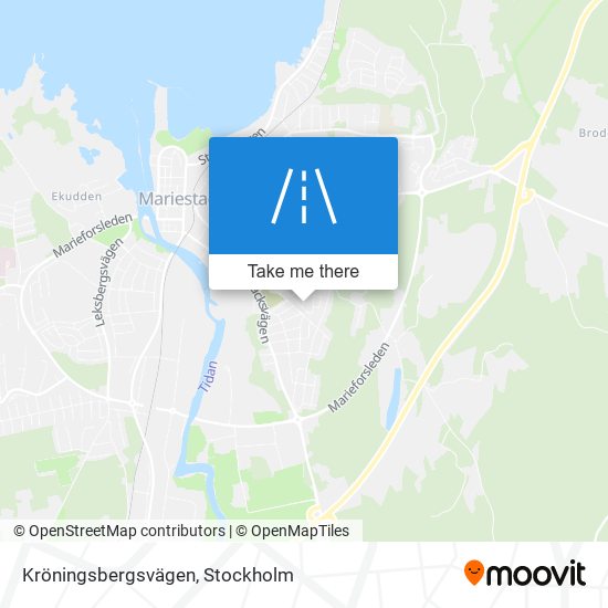 Kröningsbergsvägen map